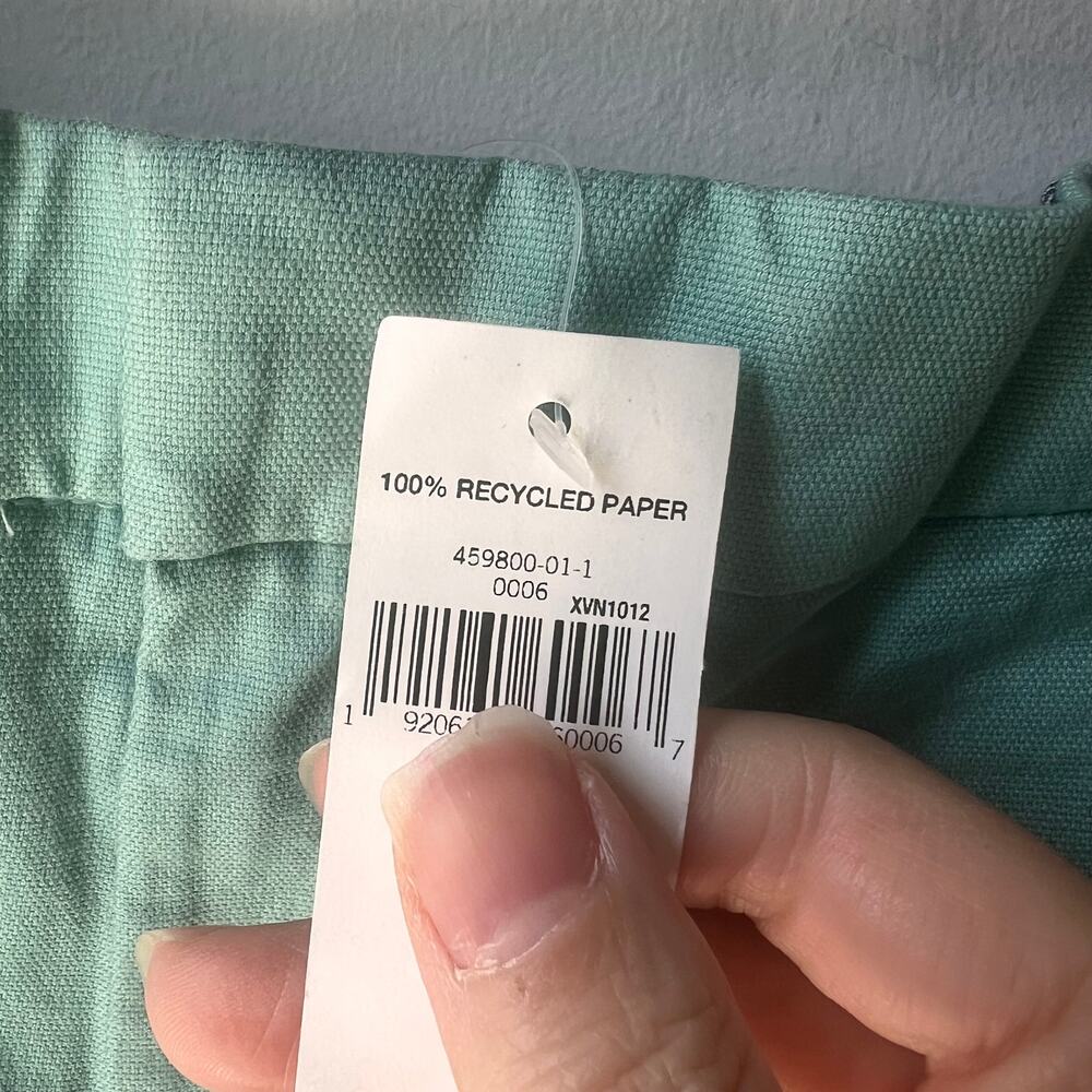New Banana Republic Factory Scalloped Green Professional Preppy Shorts - 6 - Picture 8 of 9